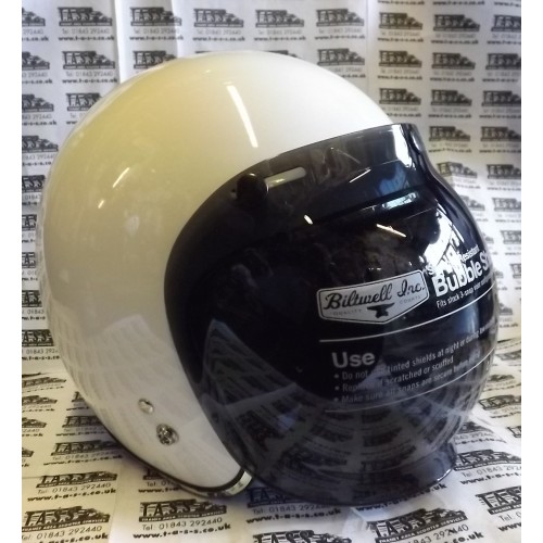 Retro helmet bubble visor cheap
